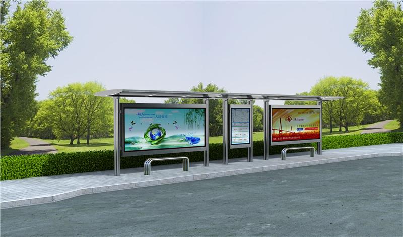 成都市公交站台 厂家直销 公交候车亭定制_商城_四川蓉城.